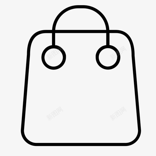 购物袋买图标svg_新图网 https://ixintu.com 购物袋