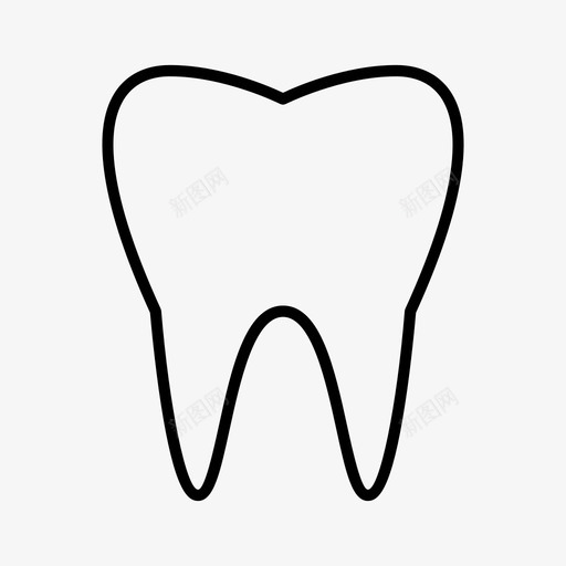解剖学医学牙齿图标svg_新图网 https://ixintu.com 医学 牙齿 生物学 解剖学