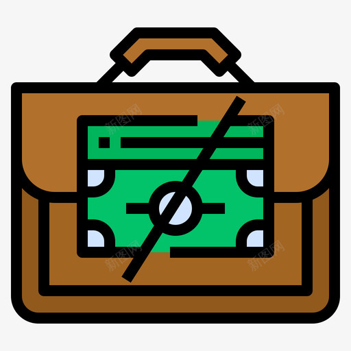 衰退经济12线性颜色图标svg_新图网 https://ixintu.com 线性 经济 衰退 颜色
