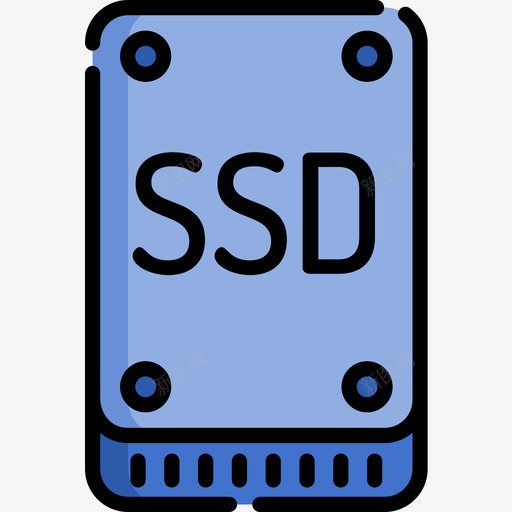 Ssd硬件23线性颜色图标svg_新图网 https://ixintu.com Ssd 硬件 线性 颜色