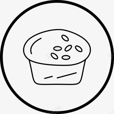 杯子蛋糕甜点食物图标图标