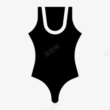 泳衣衣服119填充物图标图标