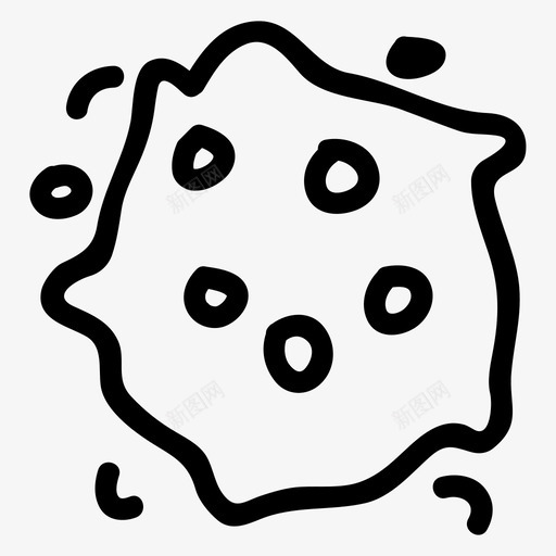疾病真菌感染图标svg_新图网 https://ixintu.com 医学 感染 疾病 真菌 肿瘤 酵母