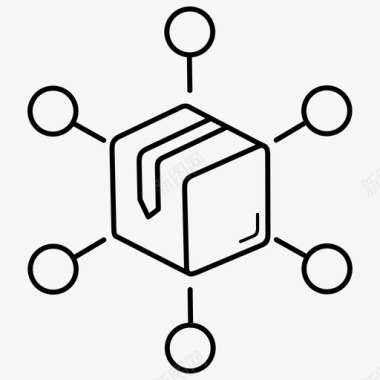 物流送货包裹图标图标