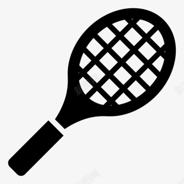 网球拍运动配件运动设备图标图标