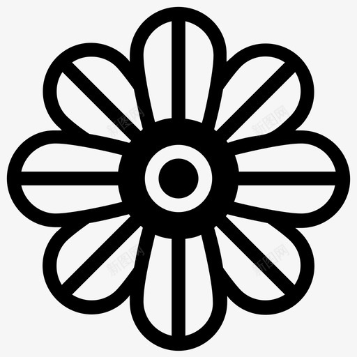 花卉画装饰花花卉图标svg_新图网 https://ixintu.com 图案 多年生 符号 花卉 装饰 装饰性 设计