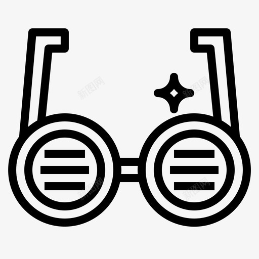 太阳眼镜配件保护图标svg_新图网 https://ixintu.com 保护 嘻哈 太阳 眼镜 配件