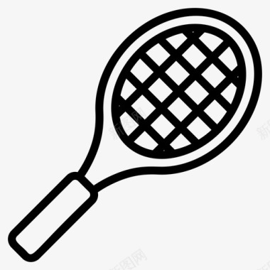 网球拍运动配件运动设备图标图标