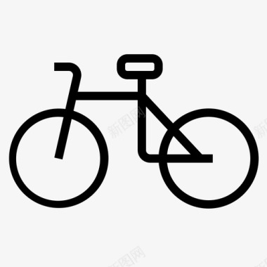 自行车冒险骑行图标图标