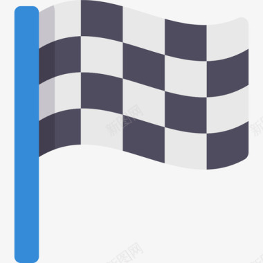 比赛旗F110扁平图标图标