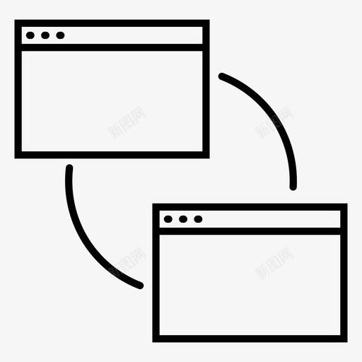 跨浏览器测试应用程序平台图标svg_新图网 https://ixintu.com web 共享 平台 应用程序 开发 测试 浏览器 网站