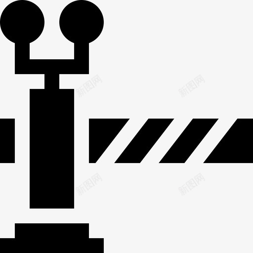 护栏27号铁路已填充图标svg_新图网 https://ixintu.com 填充 护栏 铁路