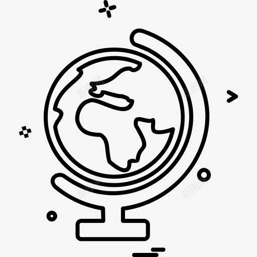 世界全球世界地图图标svg_新图网 https://ixintu.com 世界 世界地图 全球