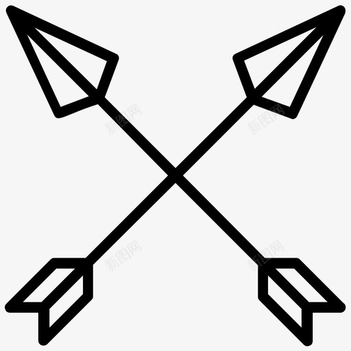 十字箭头纹身纹身艺术图标svg_新图网 https://ixintu.com 十字箭头 纹身 纹身创意 纹身线条图标 纹身艺术 纹身设计