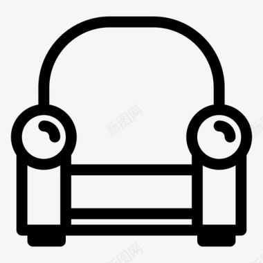 沙发椅子座位图标图标