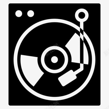 磁盘播放器dj音乐图标图标