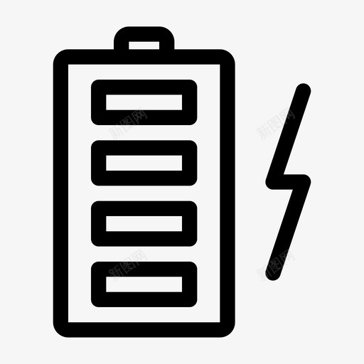 电池充电蓄电池能量图标svg_新图网 https://ixintu.com 多媒体技术 电池充电 电源 能量 蓄电池