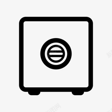 保险箱商业货币图标图标