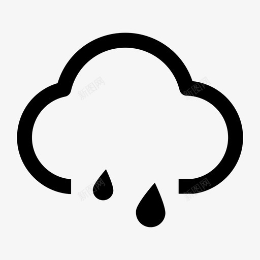 中雨svg_新图网 https://ixintu.com 中雨