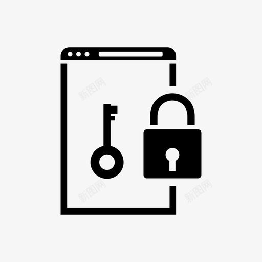 网站安全钥匙锁图标svg_新图网 https://ixintu.com 优化 安全 搜索引擎 网站 钥匙