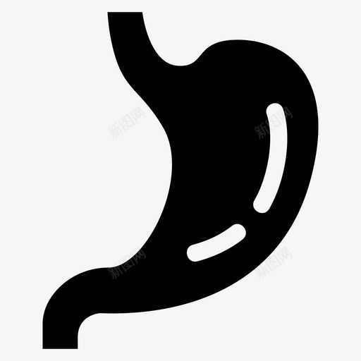 胃身体疾病图标svg_新图网 https://ixintu.com 健康 医疗 疾病 胃痛 身体