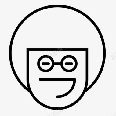 男孩表情符号脸图标图标