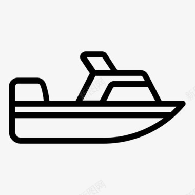 游艇船货船图标图标
