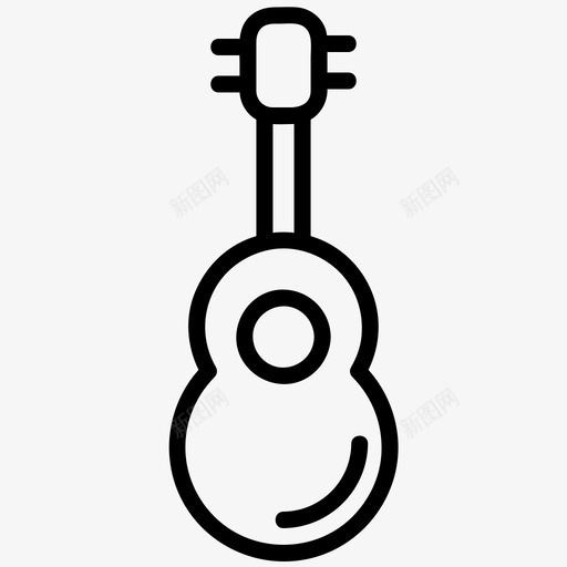 吉他音乐歌曲图标svg_新图网 https://ixintu.com 吉他 声音 歌曲 音乐 风格