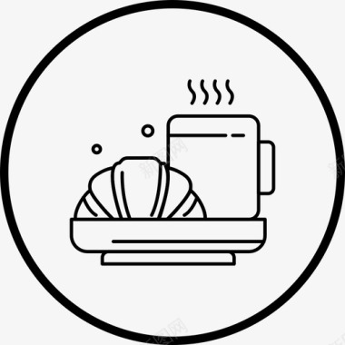 快餐电影院饮料图标图标