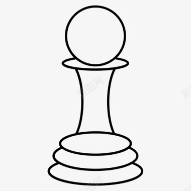 国际象棋棋盘游戏当铺图标图标