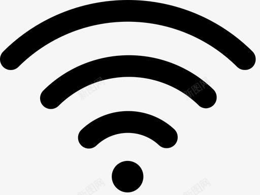 wifi连接路由器图标svg_新图网 https://ixintu.com it wifi 信号 无线 路由器 连接