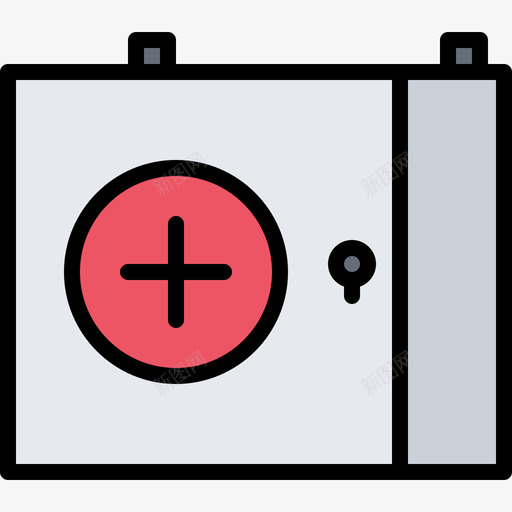 急救箱药品43彩色图标svg_新图网 https://ixintu.com 彩色 急救箱 药品