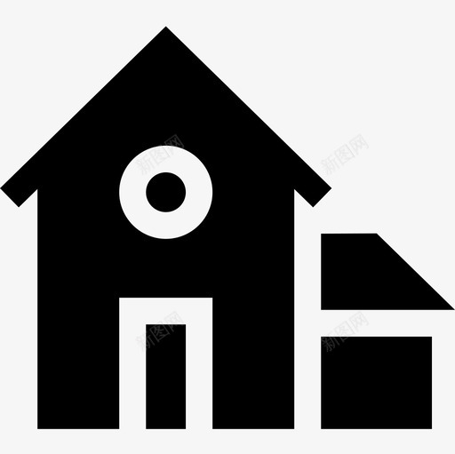房子房地产166已满图标svg_新图网 https://ixintu.com 已满 房地产 房子