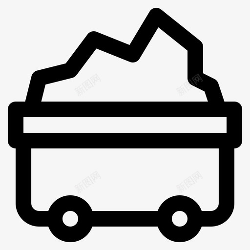 煤车能源图标svg_新图网 https://ixintu.com 概述 燃料 能源 采矿