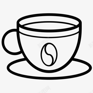 咖啡饮料热饮图标图标