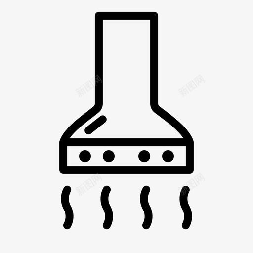 烟囱类别通风柜图标svg_新图网 https://ixintu.com vol3 厨房 工具 烟囱 烟雾 类别 网上商店 通风