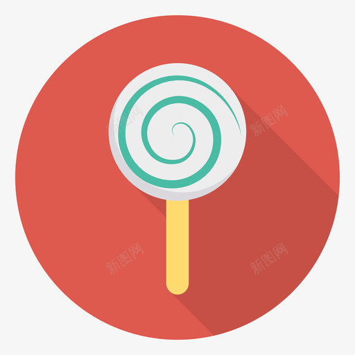 棒棒糖食品和饮料30圆形图标svg_新图网 https://ixintu.com 圆形 棒棒糖 食品 饮料