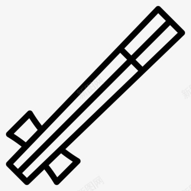 筷子日本94轮廓图标图标
