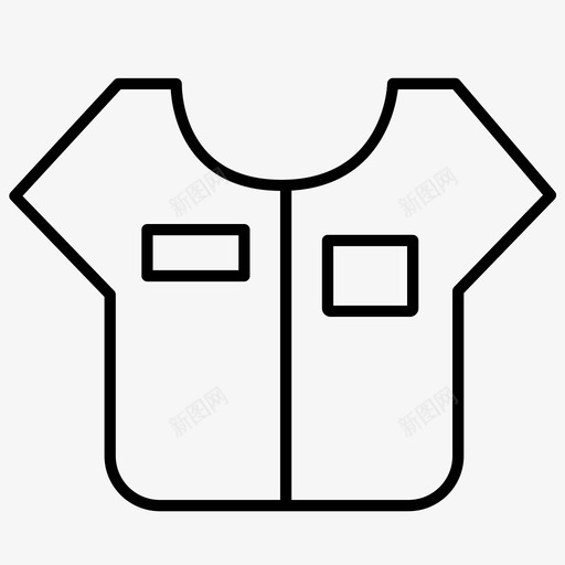 T恤户外服装套装图标svg_新图网 https://ixintu.com 套头 套装 户外 服装