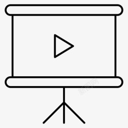显示屏板投影屏板显示屏图标高清图片