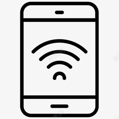 wifi技术手机创新技术图标图标