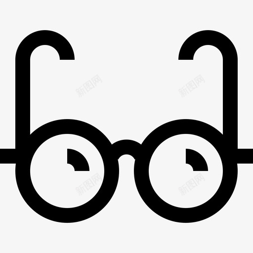 眼镜高中4岁直线型图标svg_新图网 https://ixintu.com 岁直 眼镜 线型 高中