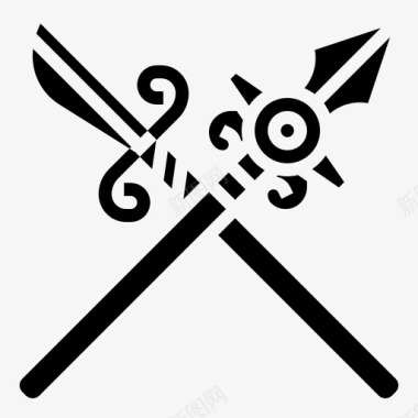 长矛战斗刀刃图标图标