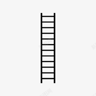 梯子施工应急图标图标