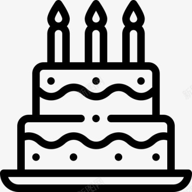 生日蛋糕家庭32直系图标图标