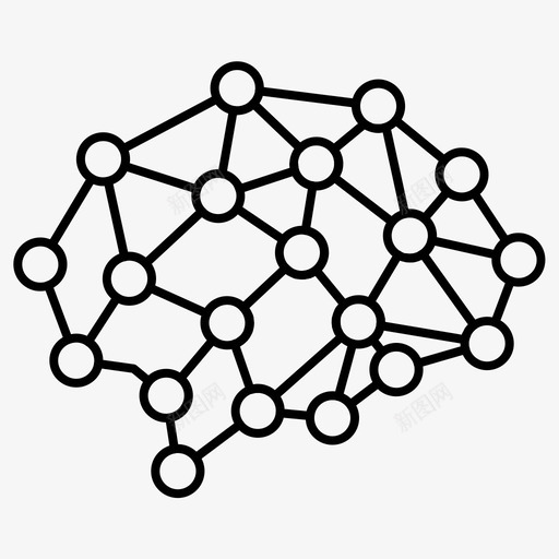 大脑电路技术图标svg_新图网 https://ixintu.com 大脑 技术 电路