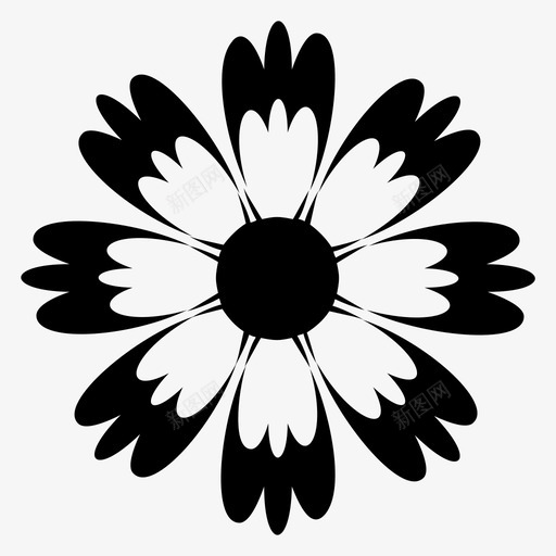 野花花卉森林花图标svg_新图网 https://ixintu.com 多年生 森林 水下 符号 花卉 装饰 设计 野花