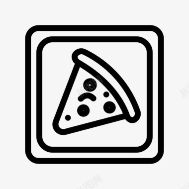 披萨食品食品照片食品博客图标图标
