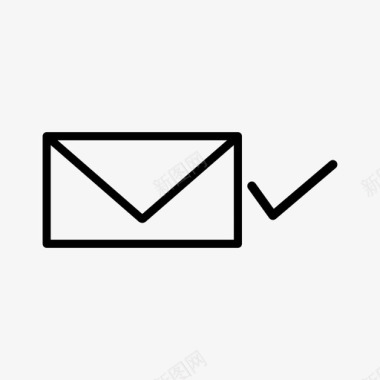 接收邮件收件箱信件图标图标