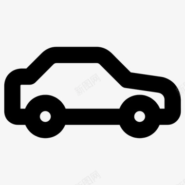 汽车轿车旅行图标图标